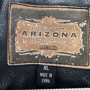 Arizona Jean Company Black Leather Jacket